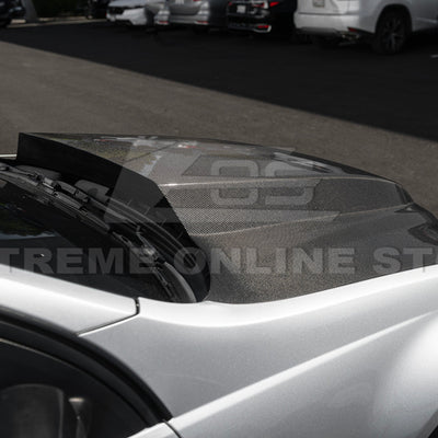 2008-09 Pontiac G8 CARBON FIBER Replacement Front Bumper Cowl Hood Cover