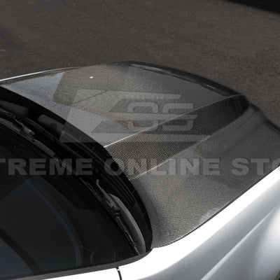 2008-09 Pontiac G8 CARBON FIBER Replacement Front Bumper Cowl Hood Cover