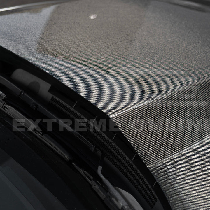 2008-09 Pontiac G8 CARBON FIBER Replacement Front Bumper Cowl Hood Cover