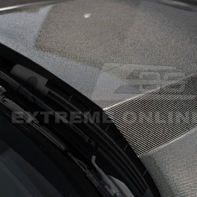 2008-09 Pontiac G8 CARBON FIBER Replacement Front Bumper Cowl Hood Cover