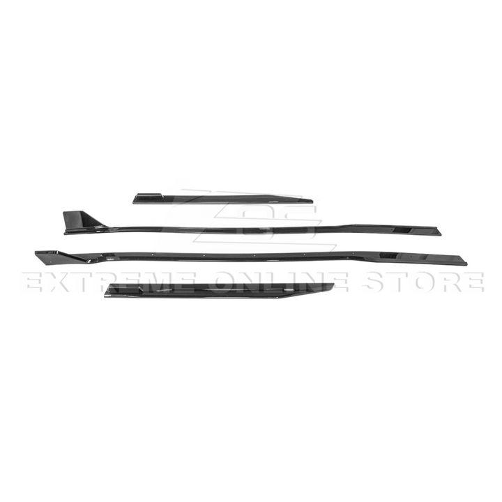 2024-Up Ford Mustang GT500 Style Add-On Side Skirts Extension