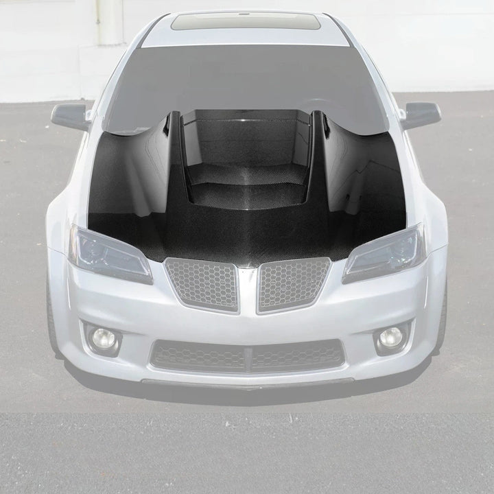 2008-09 Pontiac G8 ZR1 Carbon Fiber Front Bumper Hood Vented Cover