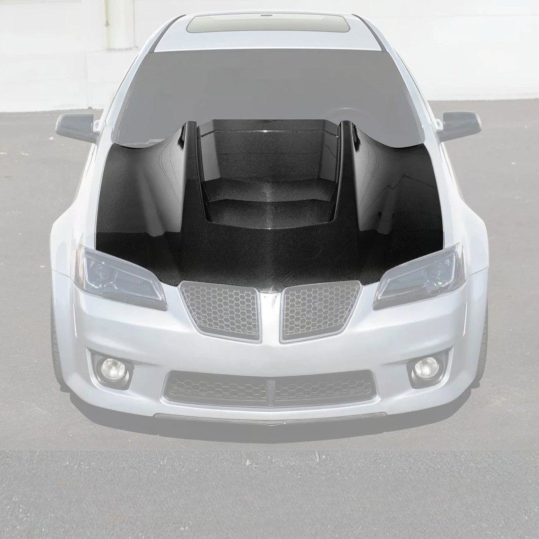 2008-09 Pontiac G8 ZR1 Front Bumper Hood Vented Cover outlet C-5 HOOD-942-BKCF