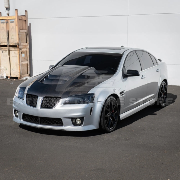 2008-09 Pontiac G8 ZR1 Front Bumper Hood Vented Cover outlet C-5 HOOD-942-BKCF