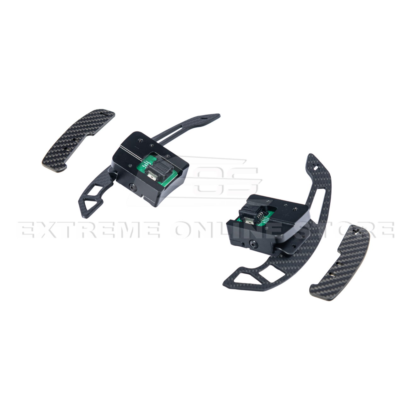 2015-23 Ford Mustang Steering Wheel Magnetic Paddle Shifter Pair