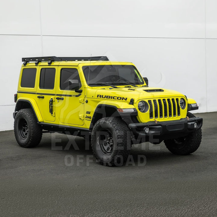 2018-Up Jeep Wrangler JL Carbon Steel Black Top Roof Cargo Rack