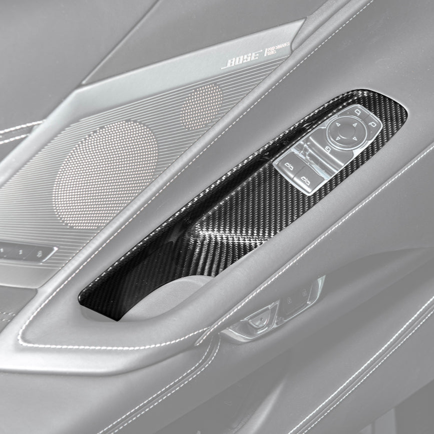Corvette C8 Coupe Side Window Switch Control Panel Cover