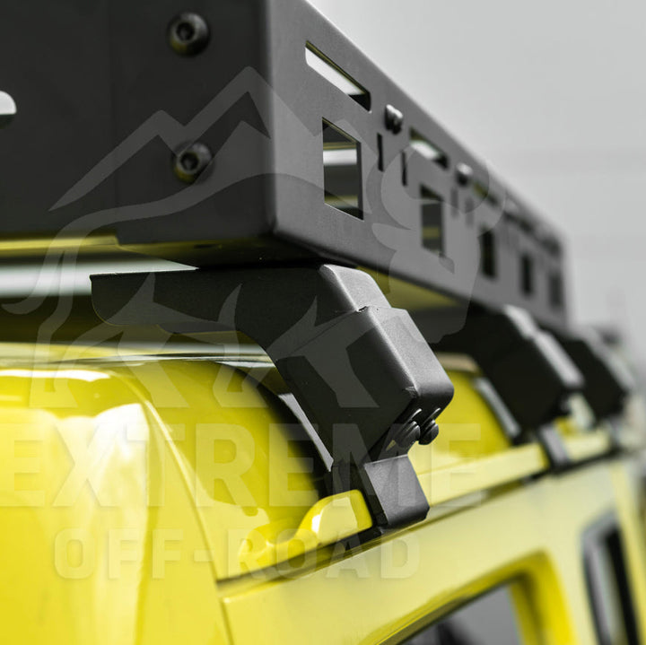 2018-Up Jeep Wrangler JL Carbon Steel Black Top Roof Cargo Rack