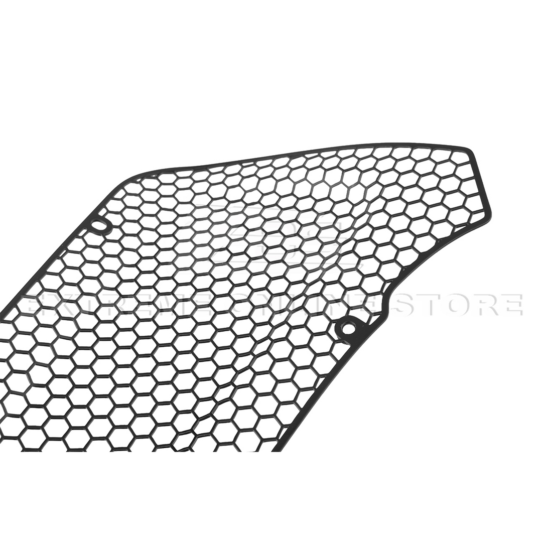 Corvette C8 Z06 Aluminum Black Rear Side Intake Mesh Grille Inserts