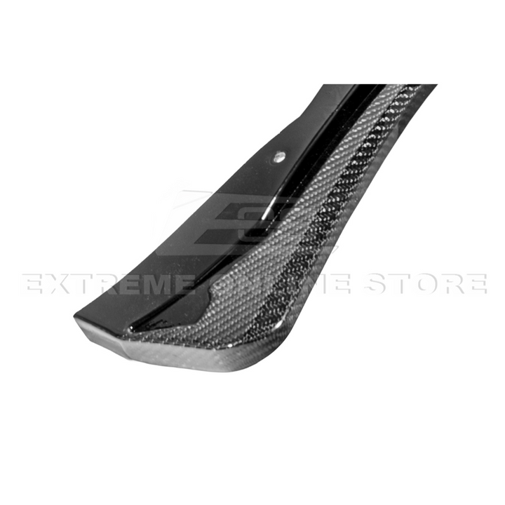 2016-19 Cadillac CTS-V | DRY CARBON FIBER Front and Rear Mud Flaps Splash Guard