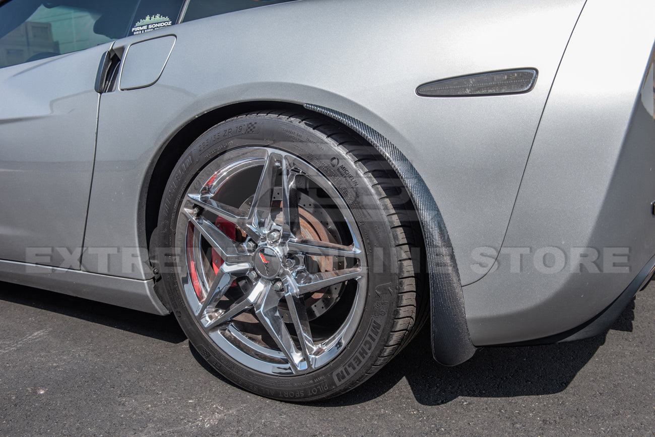 Chevrolet Corvette C6 Base Rear Splash Guards Mud Flaps