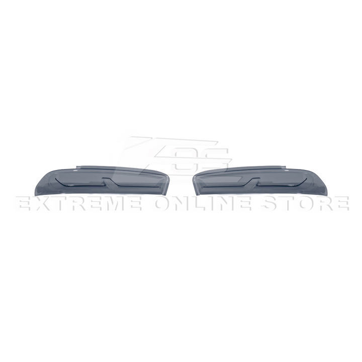 2016-18 Chevrolet Camaro SMOKE TINTED Rear Tail Light Trim Bezel Cover Pair