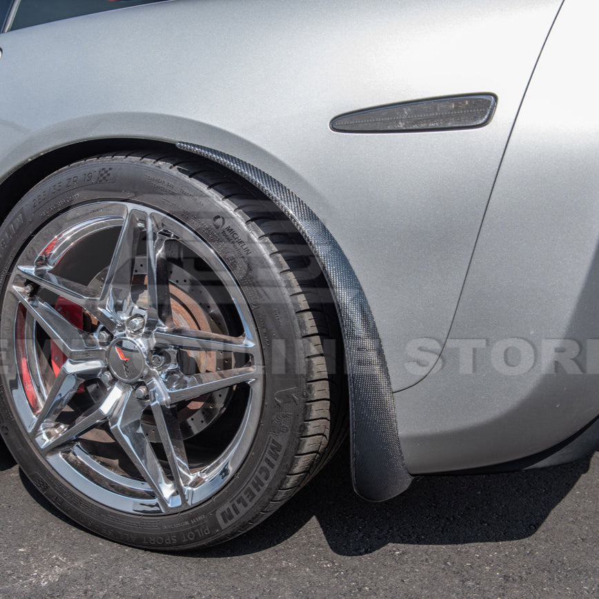 Chevrolet Corvette C6 Base Rear Splash Guards Mud Flaps