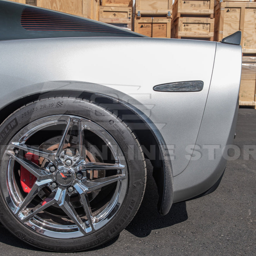 Chevrolet Corvette C6 Base Rear Splash Guards Mud Flaps