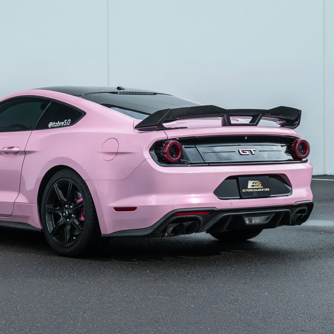 2015-2023 Mustang | Dark Horse Style Carbon Fiber Rear Wickerbill Spoiler
