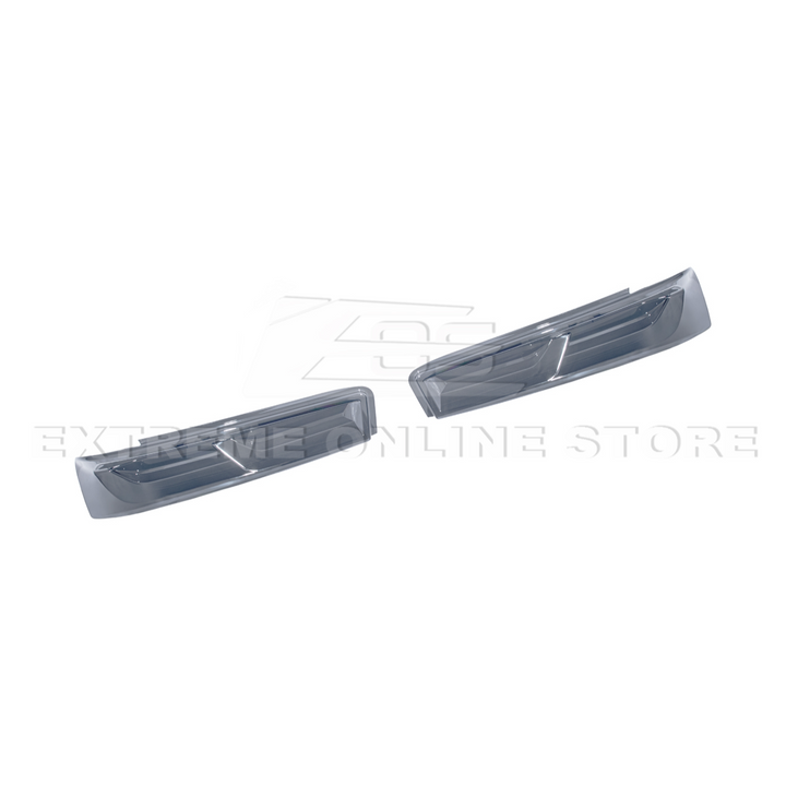 2016-18 Chevrolet Camaro SMOKE TINTED Rear Tail Light Trim Bezel Cover Pair