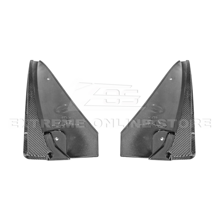 2016-19 Cadillac CTS-V | DRY CARBON FIBER Front and Rear Mud Flaps Splash Guard