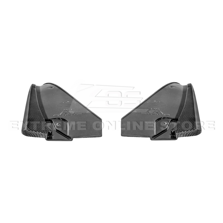 2016-19 Cadillac CTS-V DRY CARBON FIBER Front Mud Flaps Splash Guard