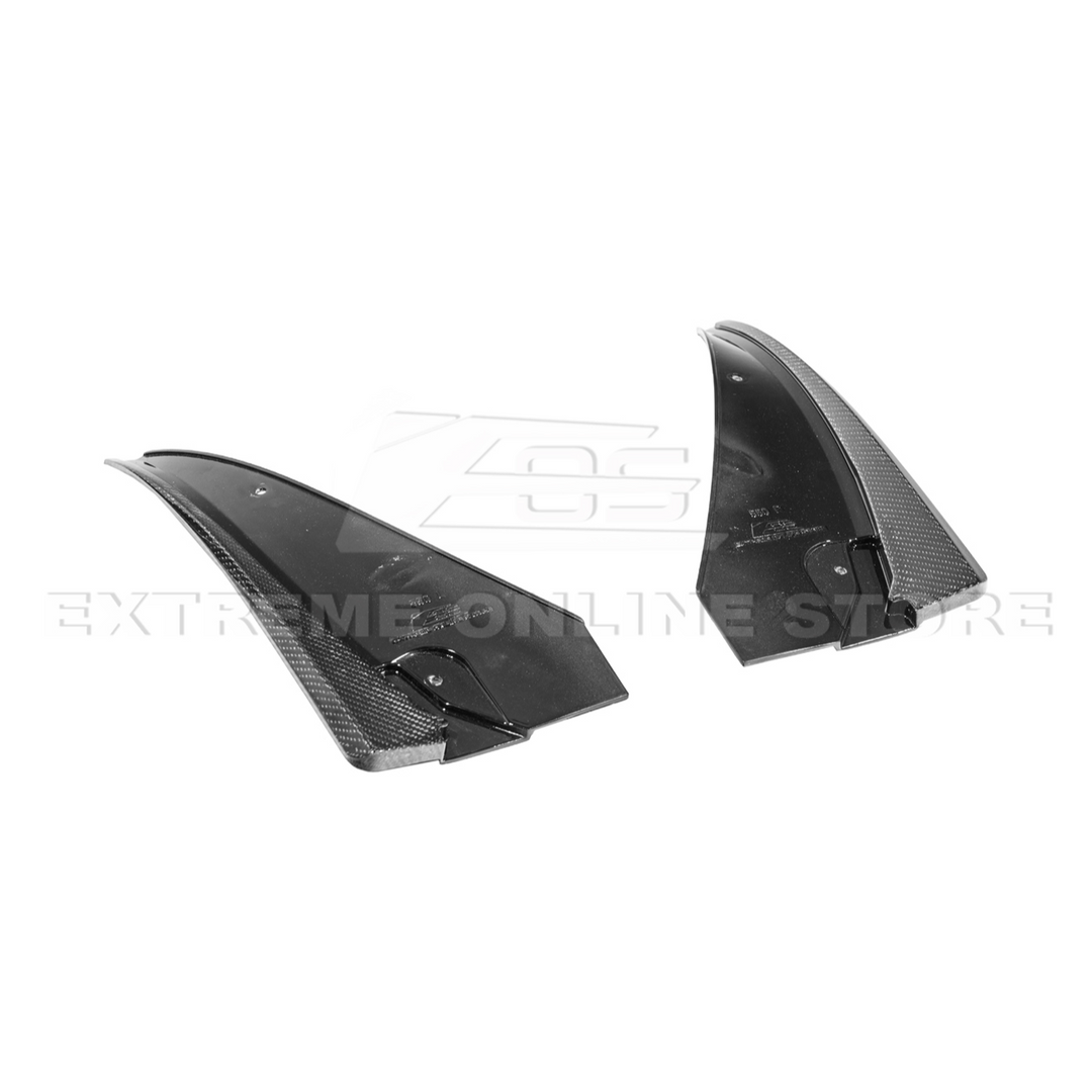 2016-19 Cadillac CTS-V DRY CARBON FIBER Front Mud Flaps Splash Guard