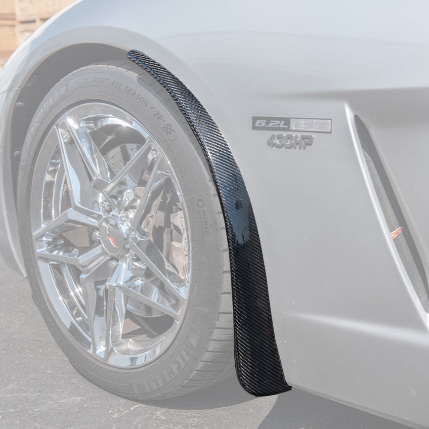 Chevrolet Corvette C6 Base Front Guards Mud Flaps