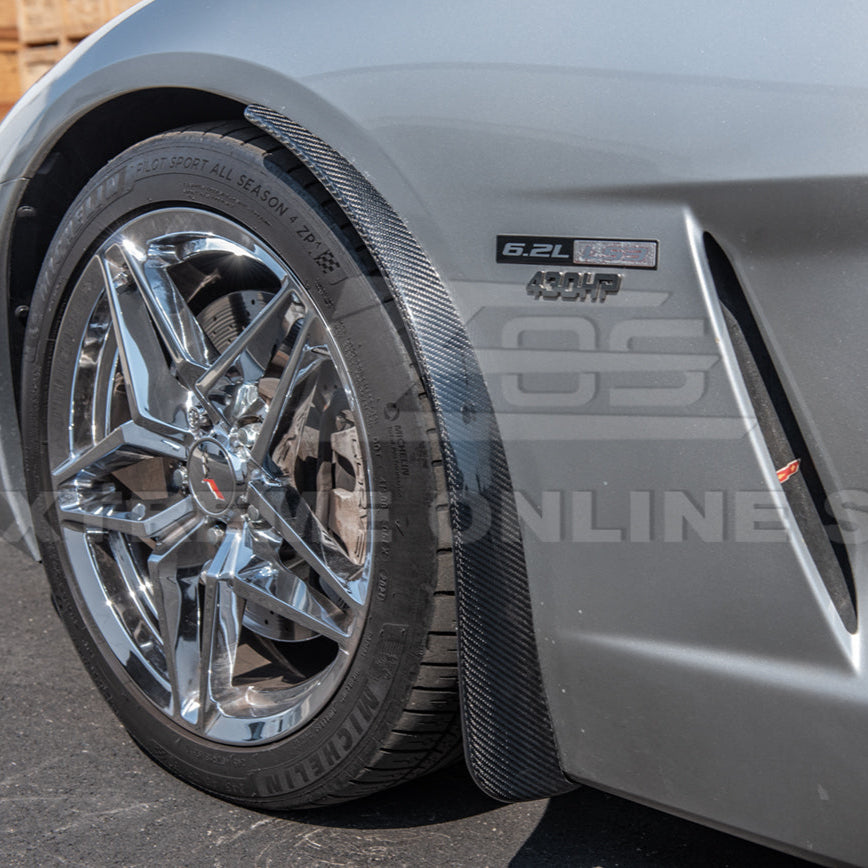 Chevrolet Corvette C6 Base Front Guards Mud Flaps