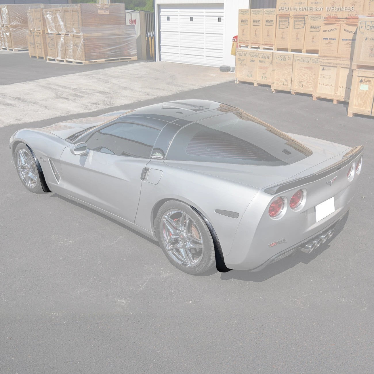 Chevrolet Corvette C6 Base Front & Rear Splash Guards Mud Flaps