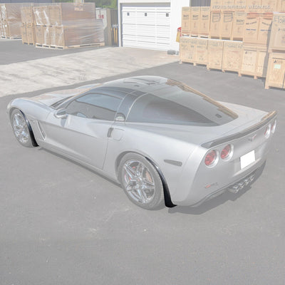Chevrolet Corvette C6 Base Front & Rear Splash Guards Mud Flaps