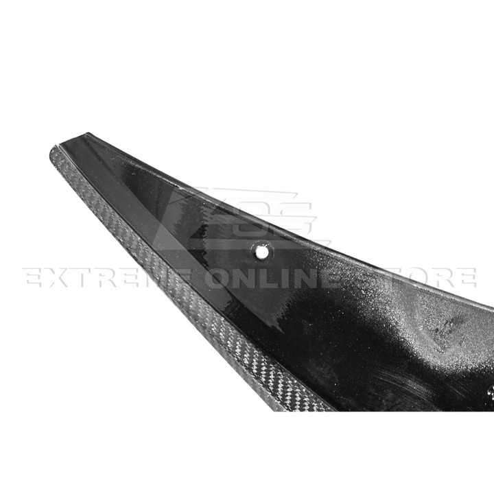 2016-19 Cadillac CTS-V | DRY CARBON FIBER Front and Rear Mud Flaps Splash Guard