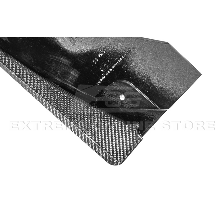 2016-19 Cadillac CTS-V | DRY CARBON FIBER Front and Rear Mud Flaps Splash Guard