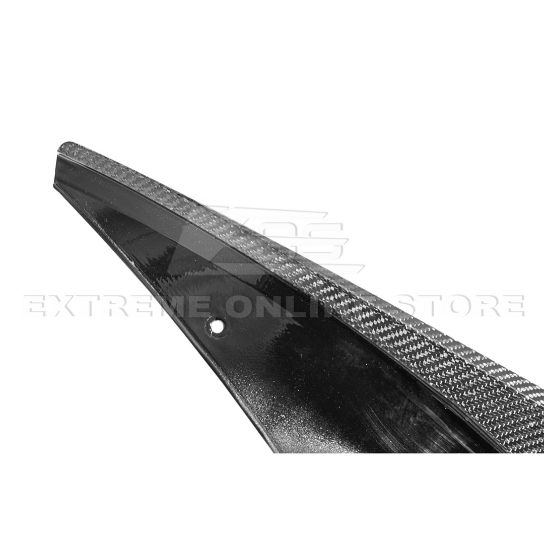 2016-19 Cadillac CTS-V | DRY CARBON FIBER Front and Rear Mud Flaps Splash Guard