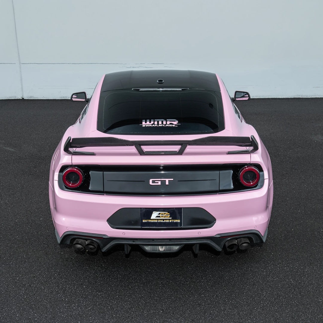 2015-2023 Mustang | Dark Horse Style Carbon Fiber Rear Wickerbill Spoiler