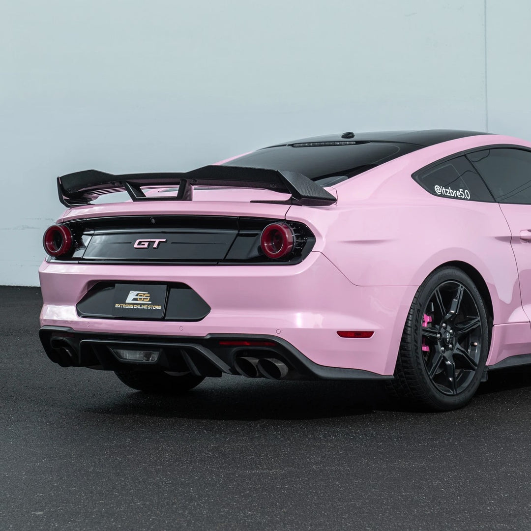 2015-2023 Mustang | Dark Horse Style Carbon Fiber Rear Wickerbill Spoiler