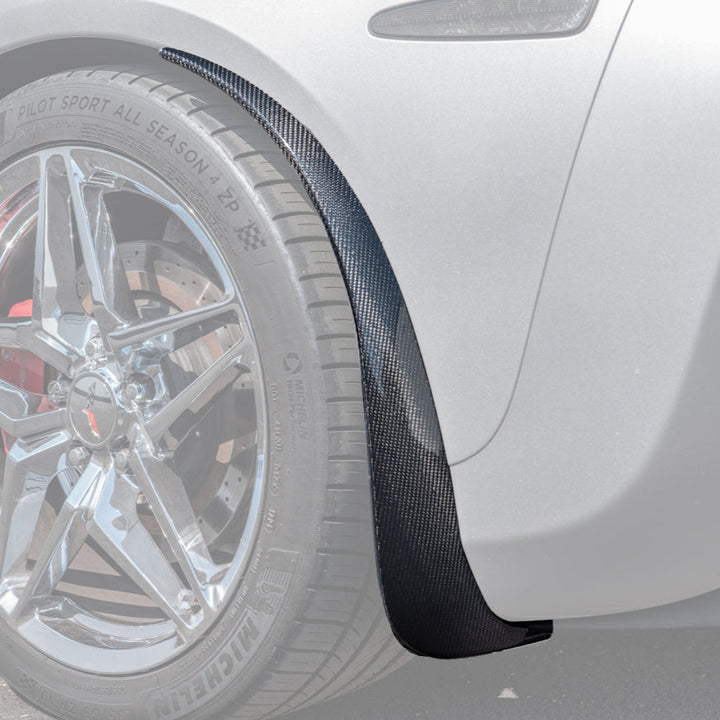 Chevrolet Corvette C6 Base Rear Splash Guards Mud Flaps