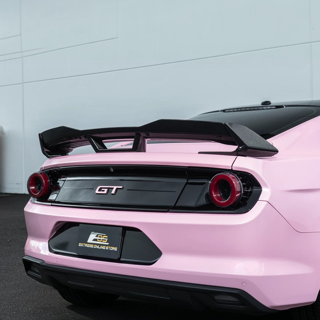 2015-2023 Mustang | Dark Horse Style Carbon Fiber Rear Wickerbill Spoiler