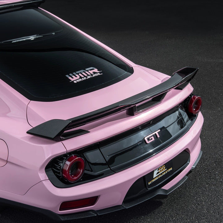 2015-2023 Mustang | Dark Horse Style Carbon Fiber Rear Wickerbill Spoiler