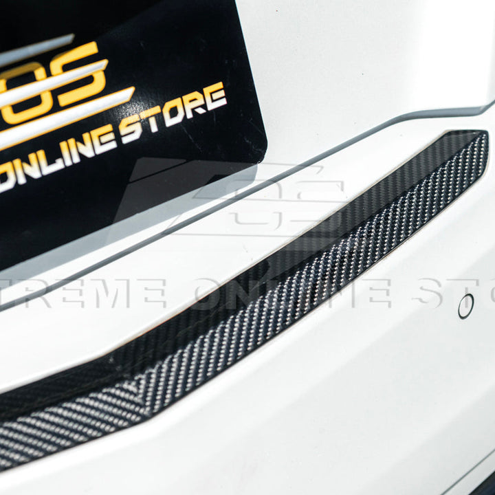 2015-19 Cadillac ATS ATS-V Coupe DRY CARBON FIBER Rear Trunk Applique Insert Trim