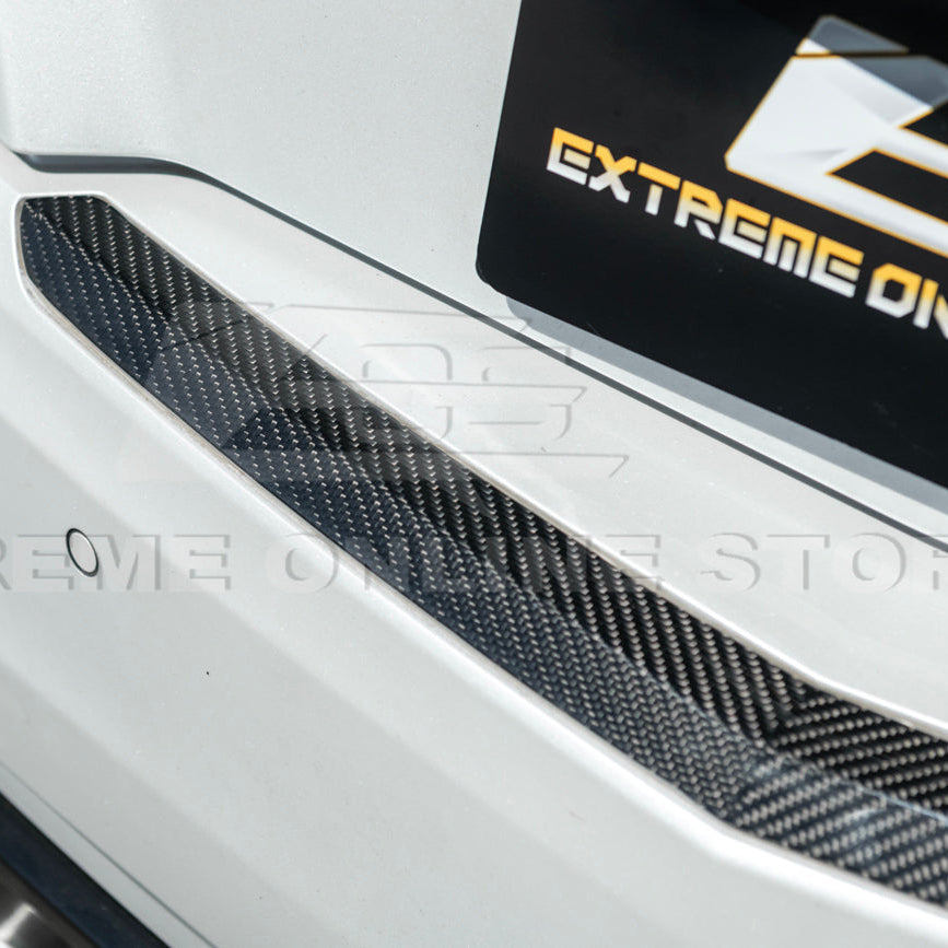 2015-19 Cadillac ATS ATS-V Coupe DRY CARBON FIBER Rear Trunk Applique Insert Trim
