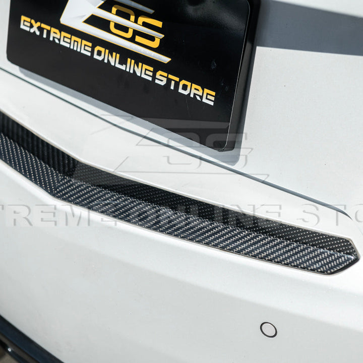 2015-19 Cadillac ATS ATS-V Coupe DRY CARBON FIBER Rear Trunk Applique Insert Trim