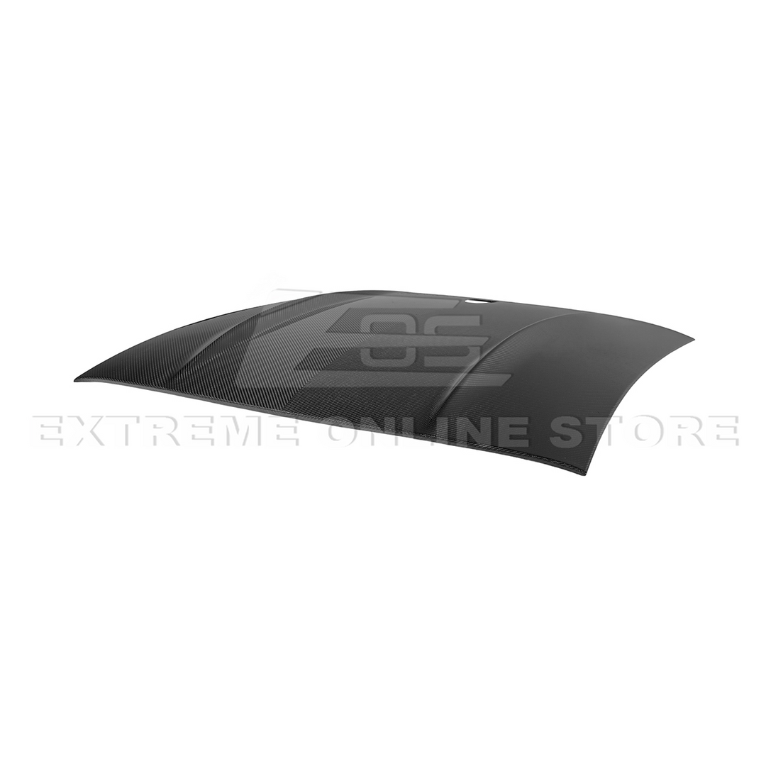 2015-Up Ford Mustang S650 Coupe Dry CARBON FIBER Tape-On Top Roof Panel Cover