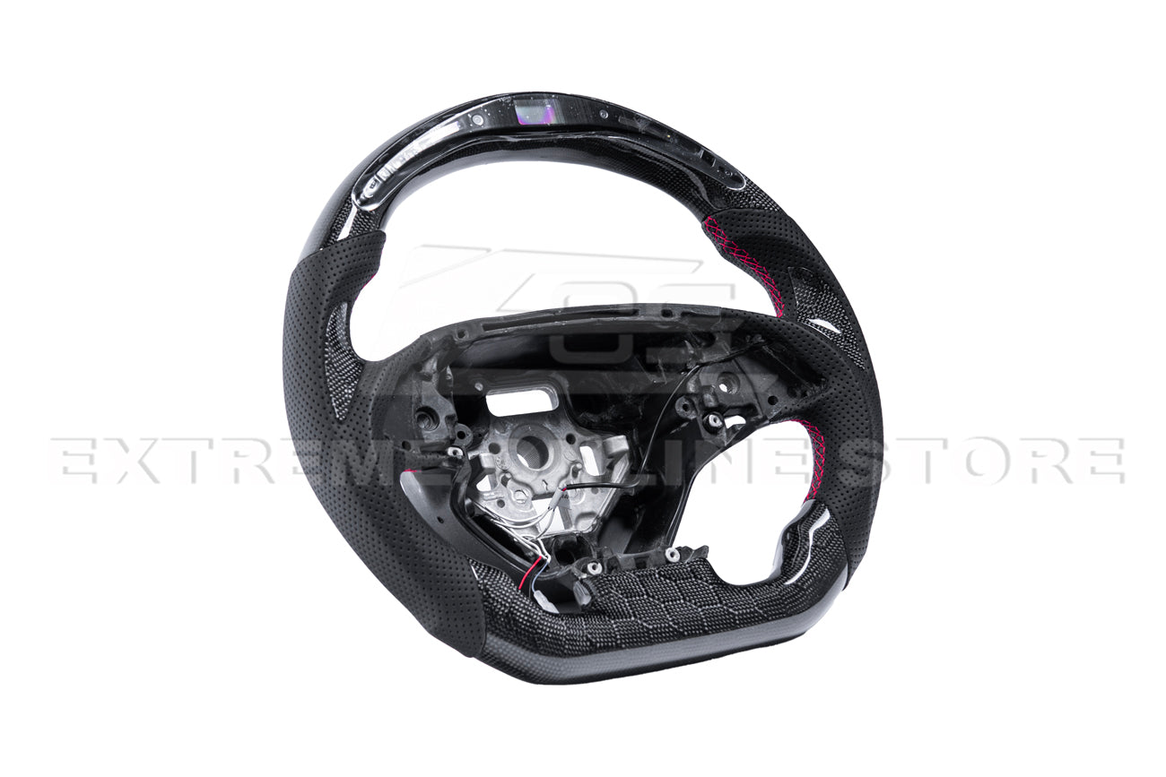 Corvette C7 LED Digital Carbon Fiber Steering Wheel