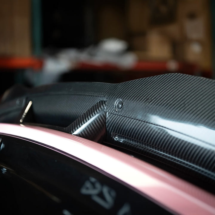 2015-2023 Mustang | Dark Horse Style Carbon Fiber Rear Wickerbill Spoiler
