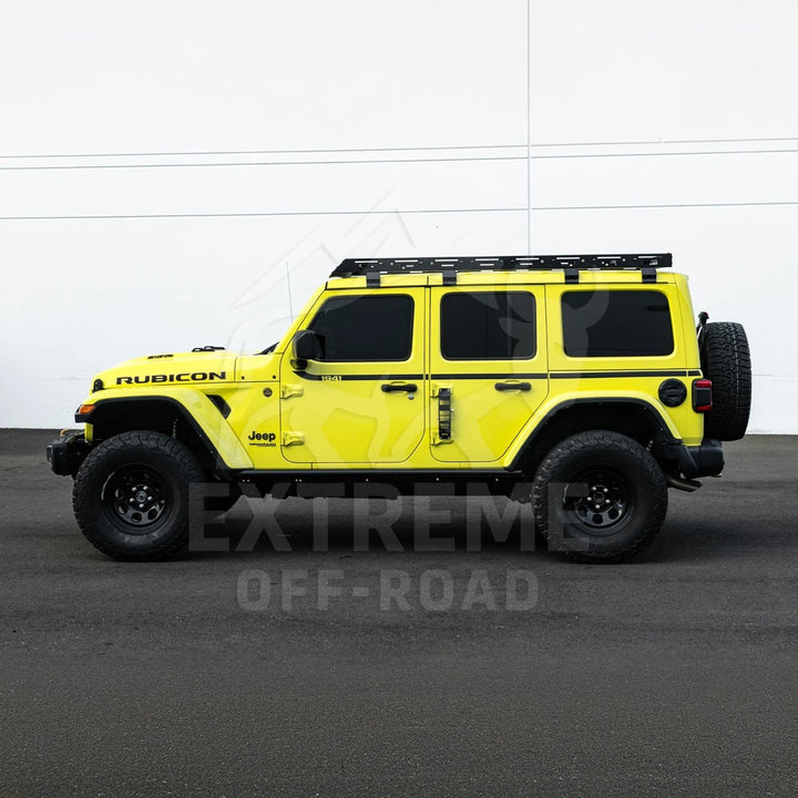 2018-Up Jeep Wrangler JL Carbon Steel Black Top Roof Cargo Rack