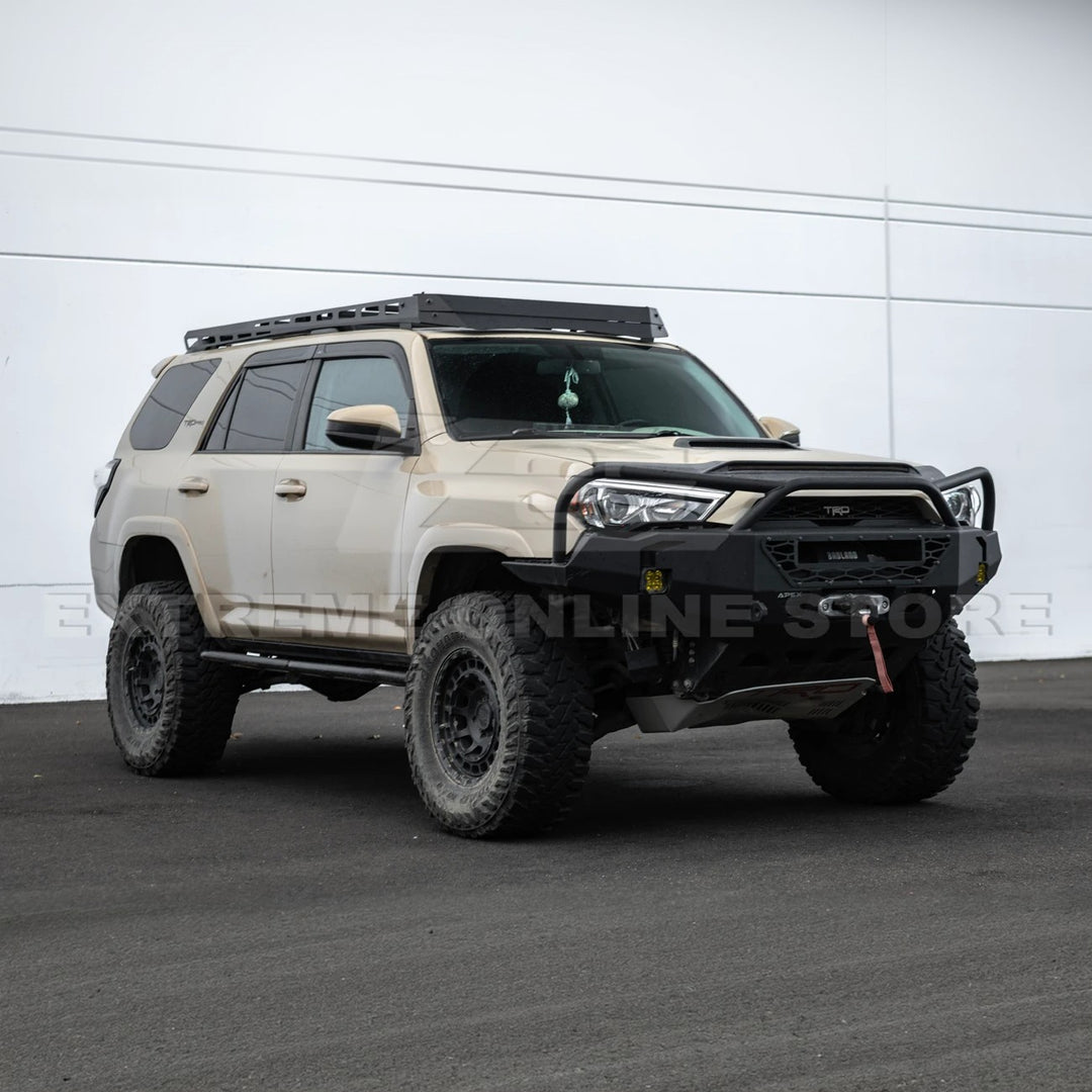 2010-24 Toyota 4Runner V2 Carbon Steel Black Top Roof Rack Cargo Carrier