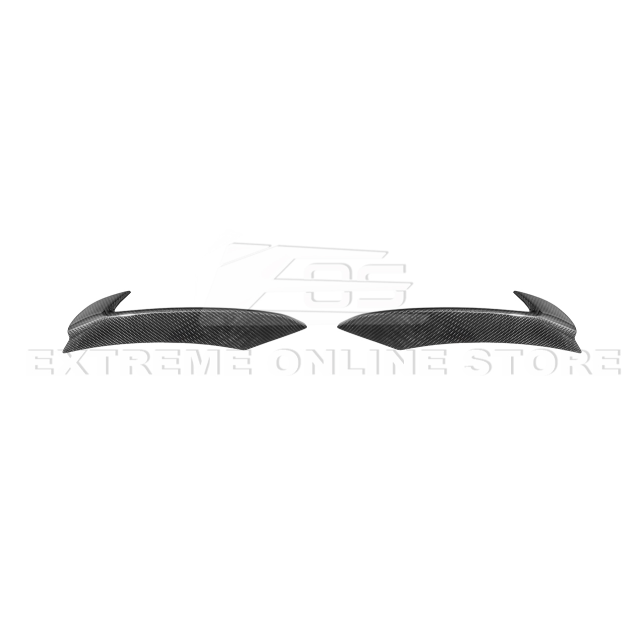 2015-20 Ford Mustang Shelby GT350 DRY CARBON FIBER Front Fog Light Eyebrow Cover