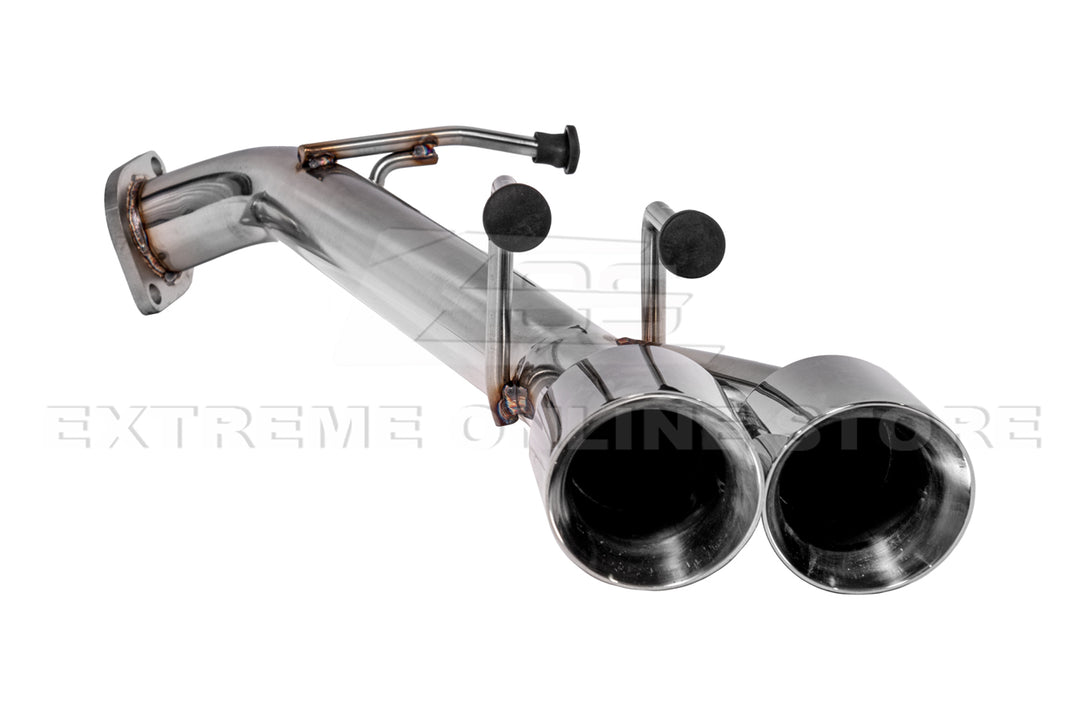 Dual Tip Single Stack 2018-2024 Toyota Camry SE Muffler Delete Single Exit Axle Back Dual Ti ...