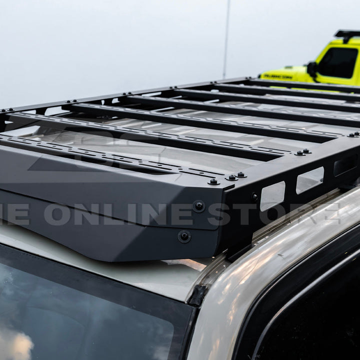 2010-24 Toyota 4Runner V2 Carbon Steel Black Top Roof Rack Cargo Carrier