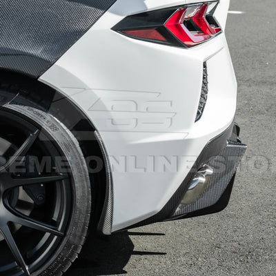 2020-Up Corvette C8 Rear Bumper Diffuser Quad Exit