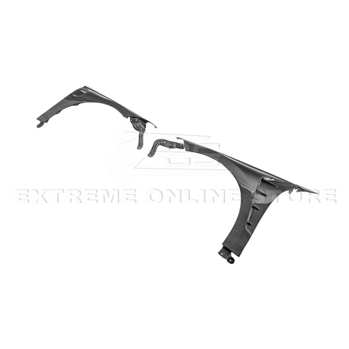 2022-Up Honda Civic | JDM Varis Style CARBON FIBER Front Vented Hood w/ Fender