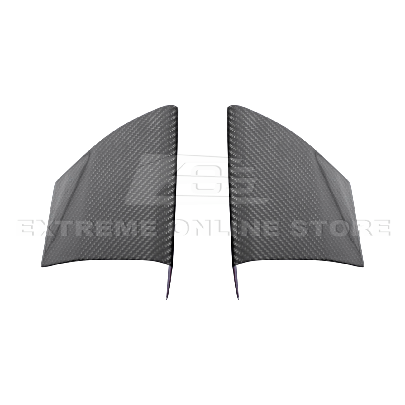 2015-20 Ford Mustang Shelby GT350 Front Upper Grille Inserts Pair