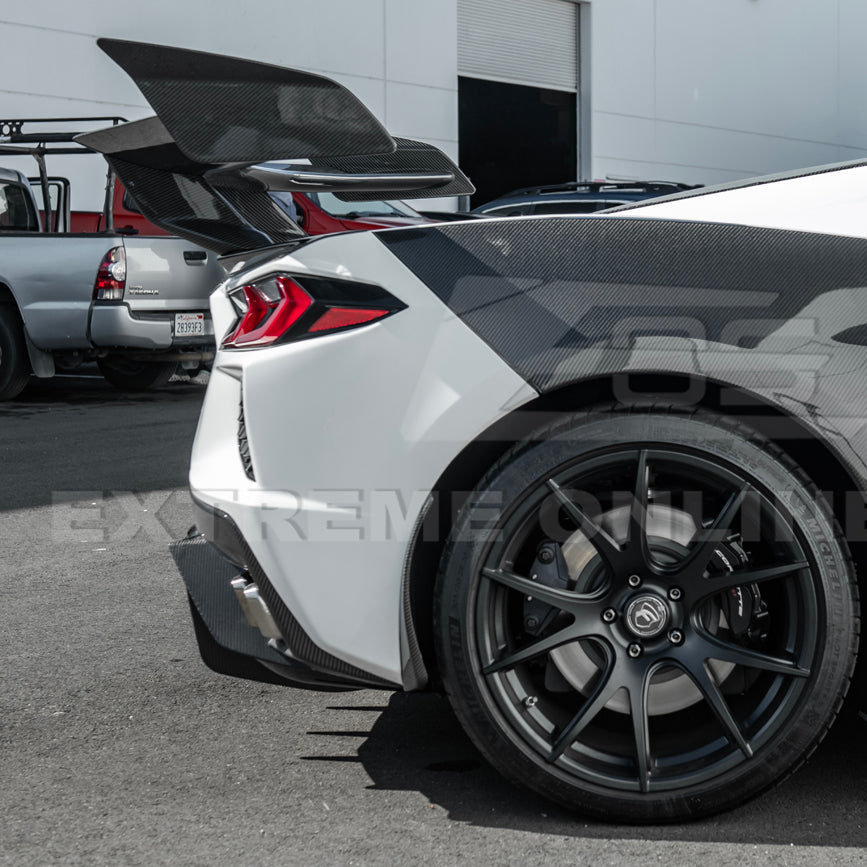 2020-Up Corvette C8 Rear Bumper Diffuser Quad Exit